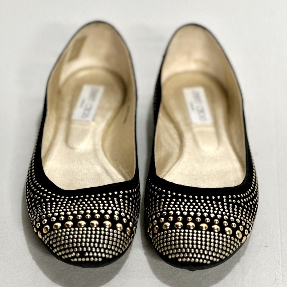 NWOT Jimmy Choo Welda Micro Suede Flat